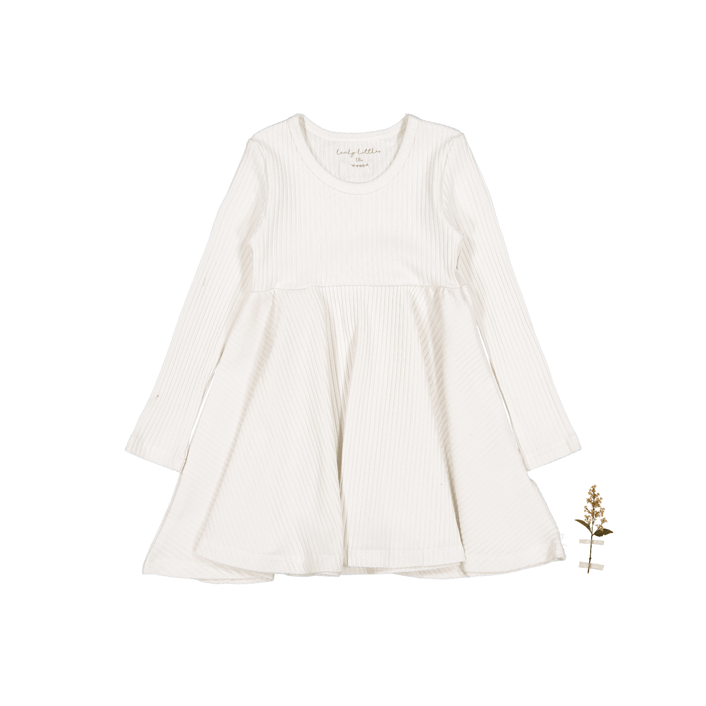 The Long Sleeve Dress - Pearl