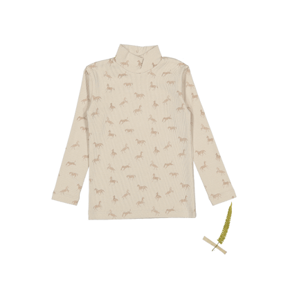 The Printed Tutleneck - Horse