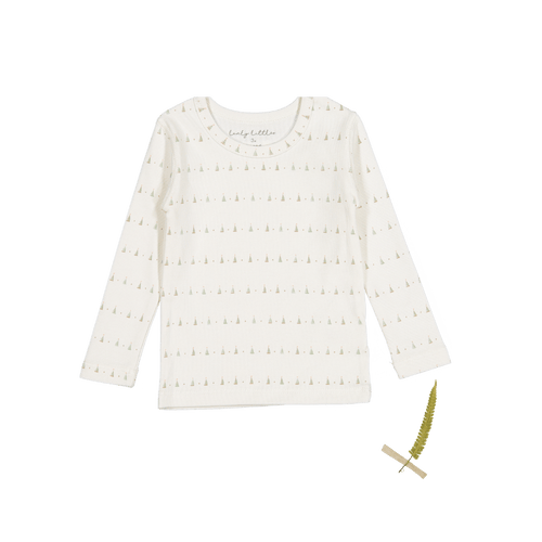The Printed Long Sleeve Tee - Mini Sailboat