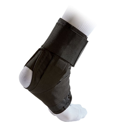 Sport Ankle Brace w/ Strap Support, Adult, Small, Black