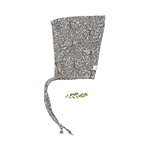 The Printed Pixie Bonnet - Forest