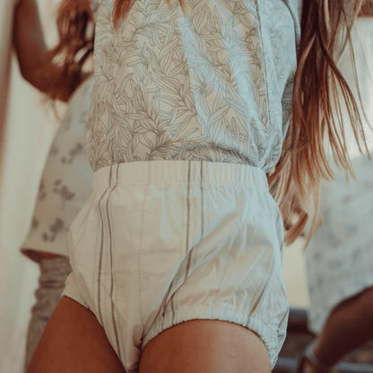 The Printed Short  - Mist Stripe