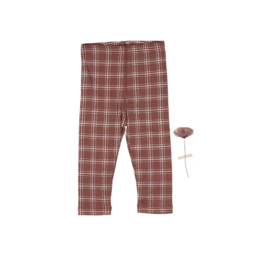 The Printed Legging -  Rustic Check