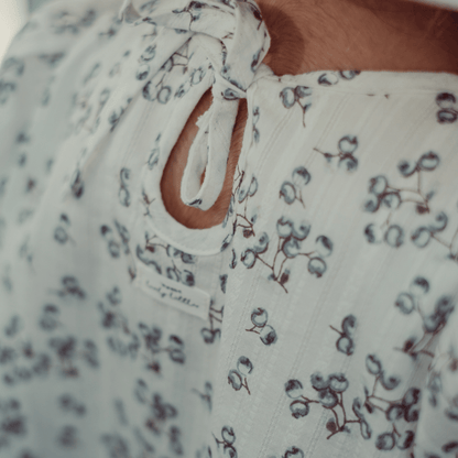 The Woven Blouse - Mintberry
