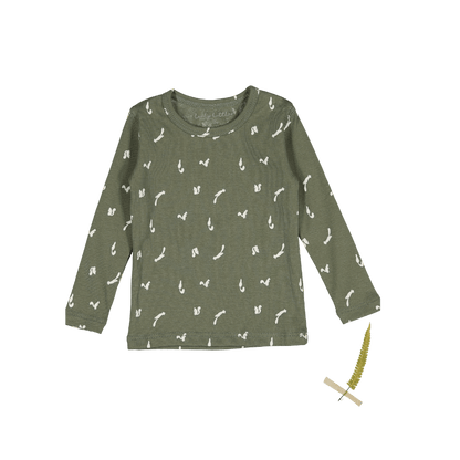 The Printed Long Sleeve Tee -  Squirrel