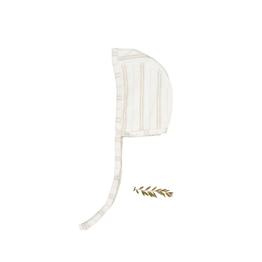 The Printed Pixie Bonnet - Mist Stripe
