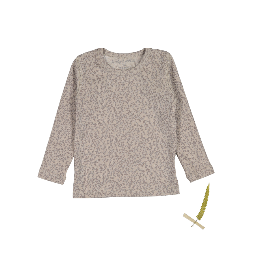 The Printed Long Sleeve Tee -  Vine