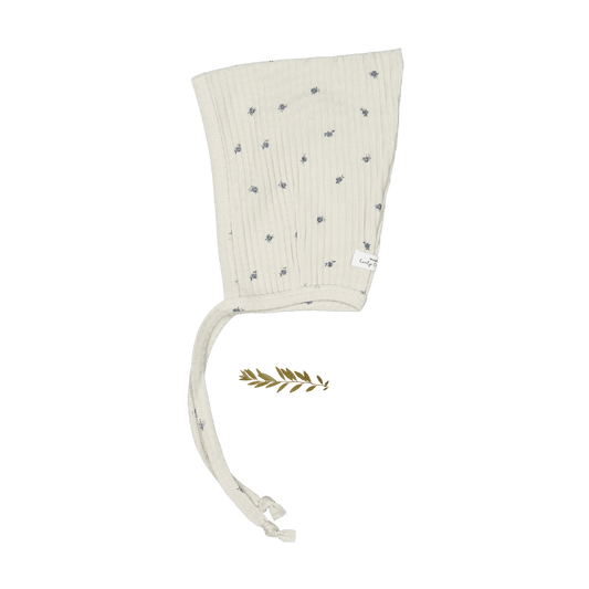The Printed Pixie Bonnet - Rosa Blue