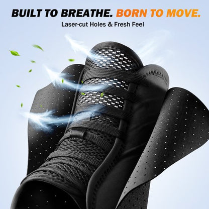 Whcool Ankle Support Brace for Sprains, Tendonitis & Relief, Athletic Compression for Men & Women,Single