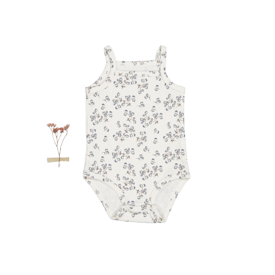 The Printed Tank Onesie - Mintberry