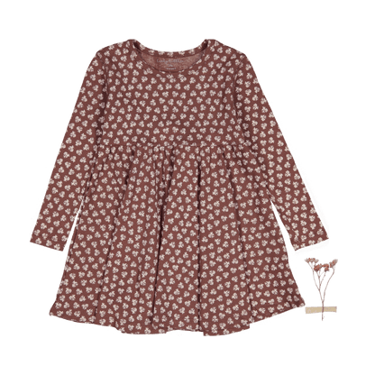 The Printed Long Sleeve Dress -  Rustic Floral