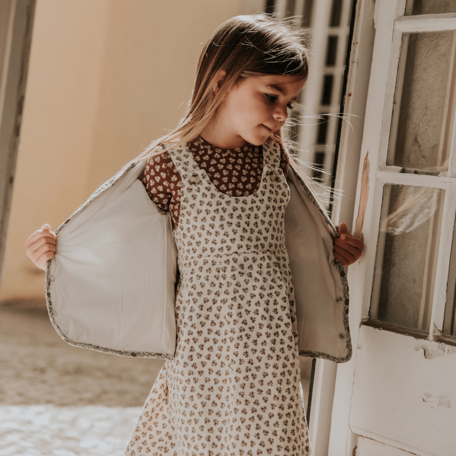 The Corduroy Bloomer -  Neutral Floral