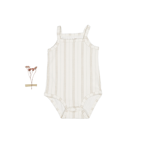 The Printed Tank Onesie - Mist Stripe
