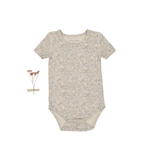The Printed Short Sleeve Onesie - Elise