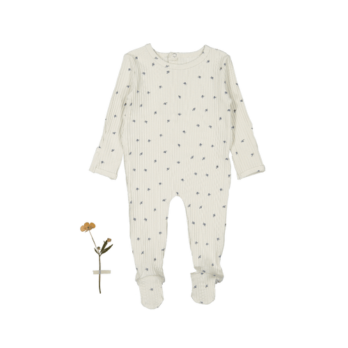 The Printed Romper - Rosa Blue