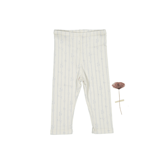 The Printed Legging - Linear Leaf