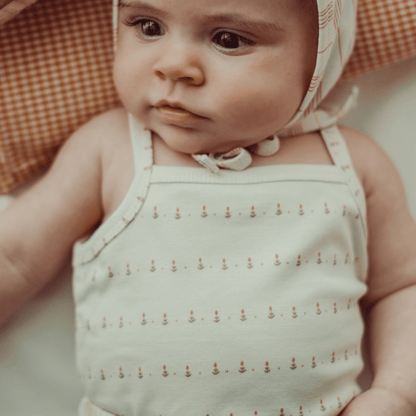 The Printed Pixie Bonnet - Mini Tulip
