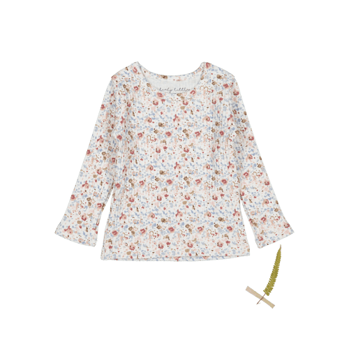 The Printed Long Sleeve Tee - Evelyn