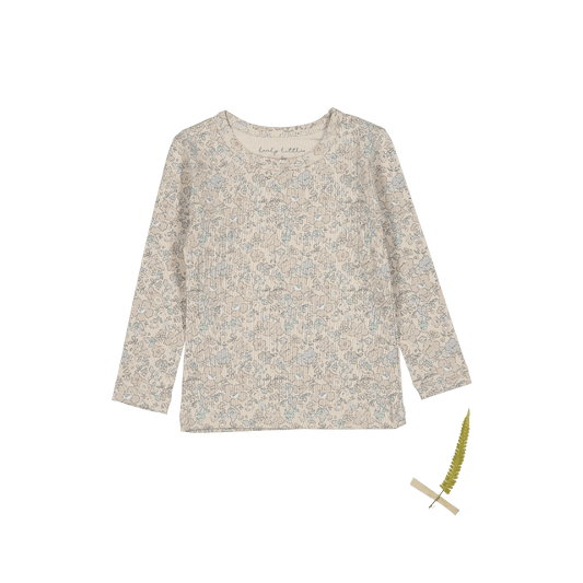 The Printed Long Sleeve Tee - Elise