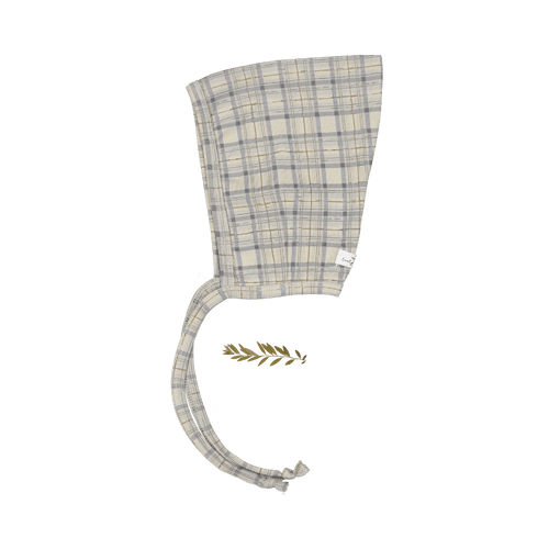 The Printed Pixie Bonnet - Tartan