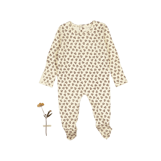 The Printed Romper -  Neutral Floral