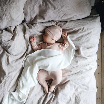 The Snap Romper - Blush