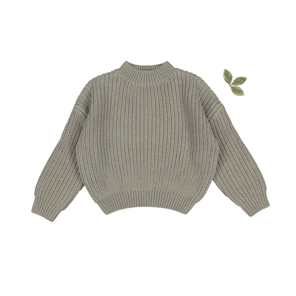 The Chunky Knit Sweater - Sage