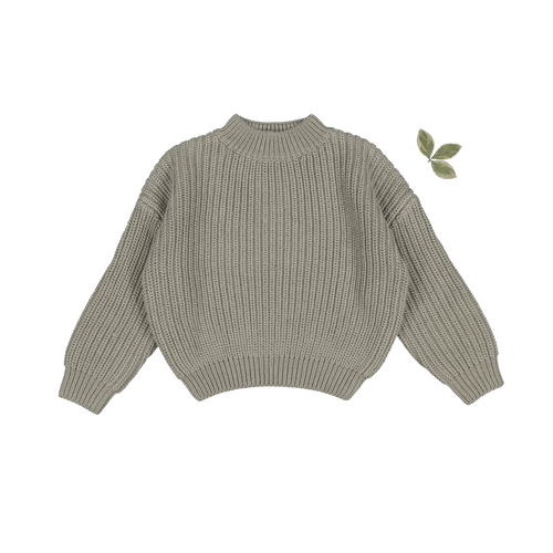 The Chunky Knit Sweater - Sage