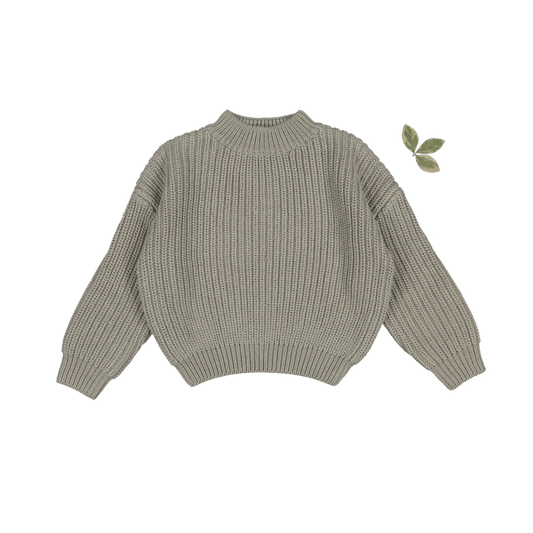 The Chunky Knit Sweater - Sage
