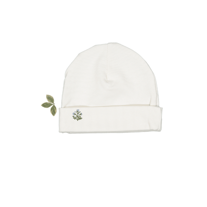The Printed Hat - Zara Embroider Blue
