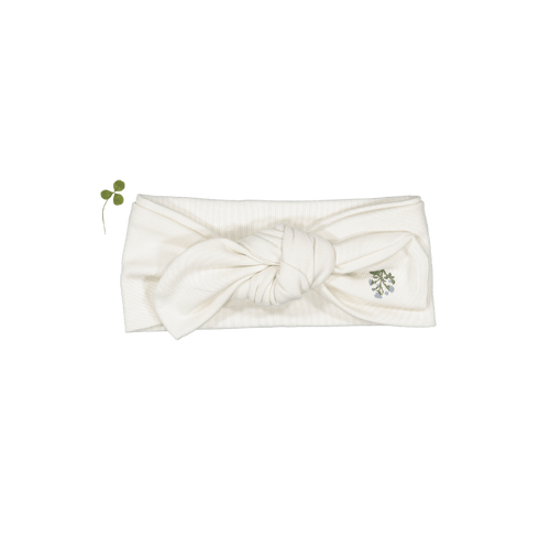 The Printed Headband - Zara Embroider Blue