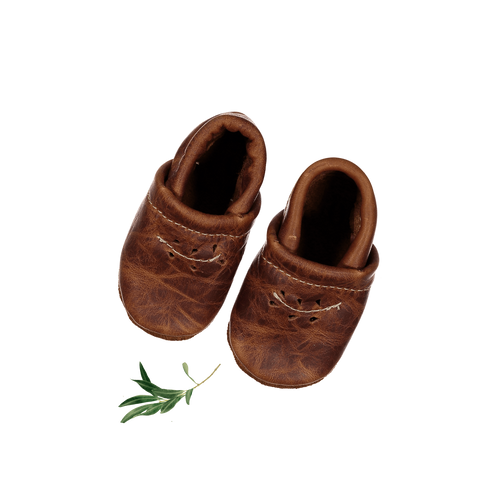 The Leather Mocc - Oak