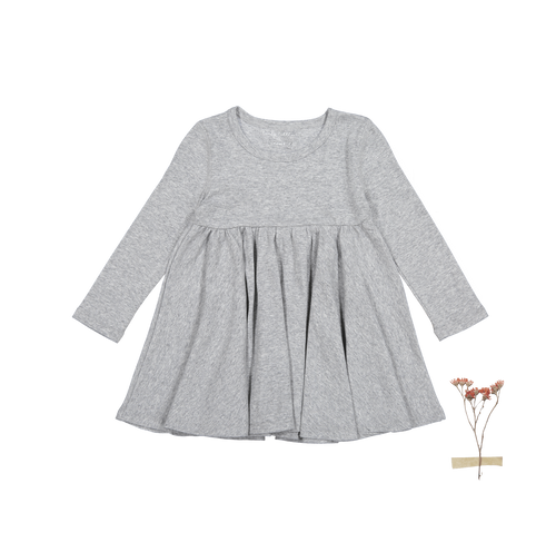 The Long Sleeve Dress - Heather