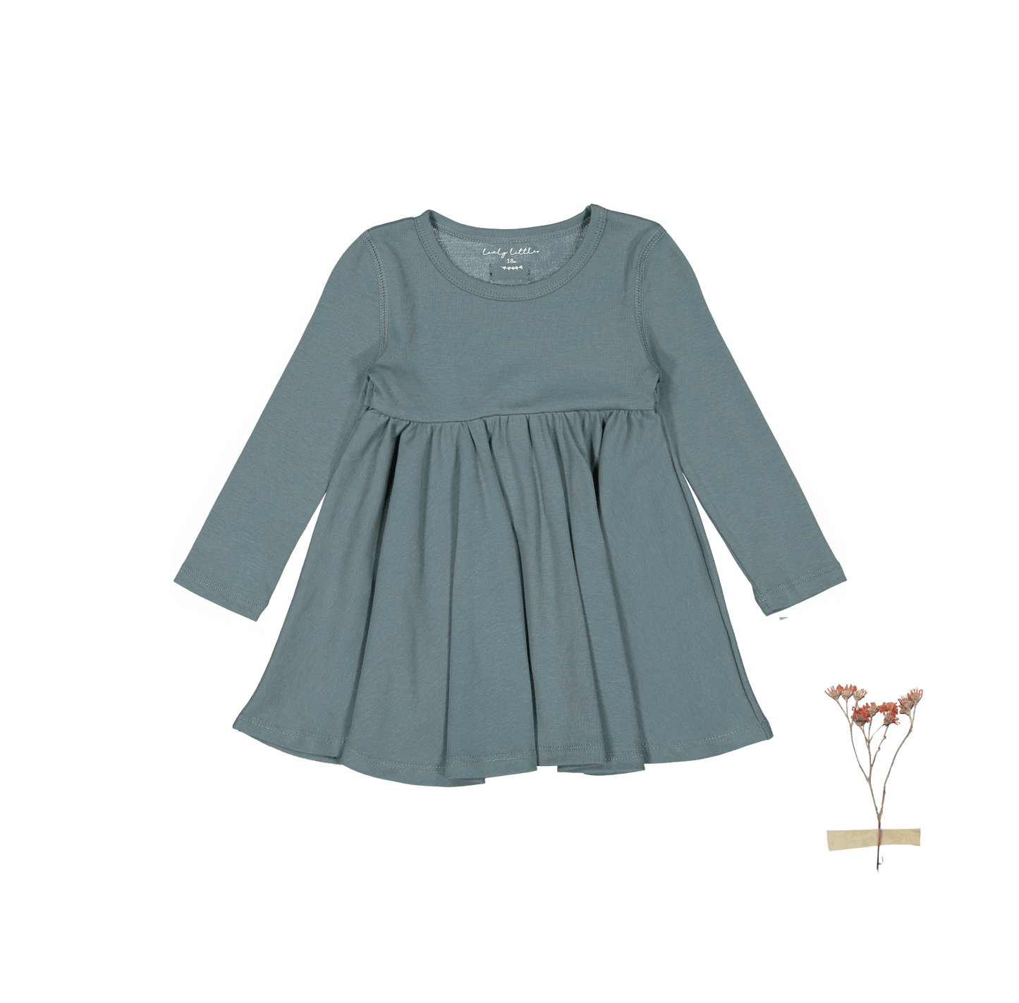 The Long Sleeve Dress - Fern