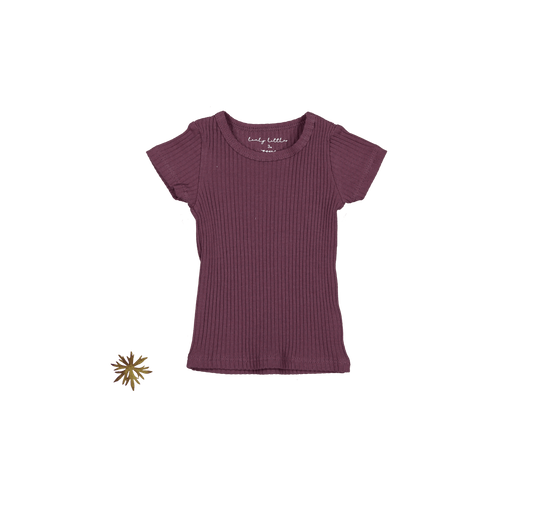 The Short Sleeve Tee - Mulberry