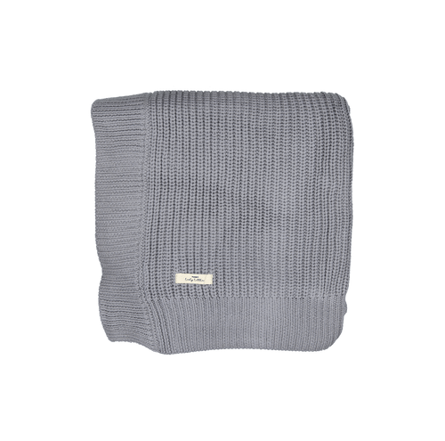 The Chunky Knit Blanket - Slate