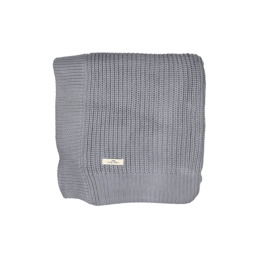 The Chunky Knit Blanket - Slate