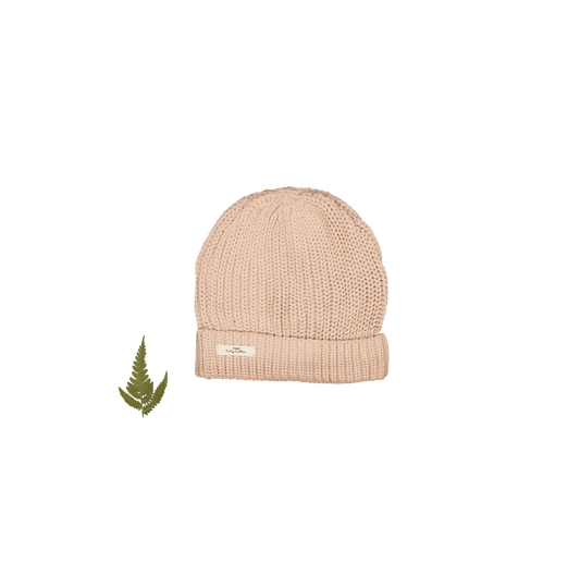 The Chunky Knit Hat - Blush