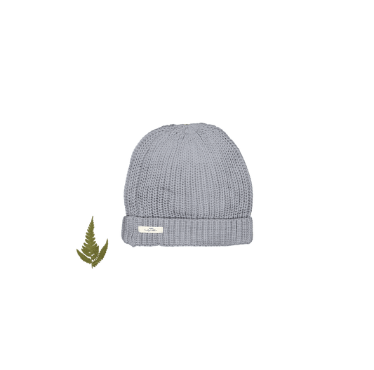 The Chunky Knit Hat - Slate