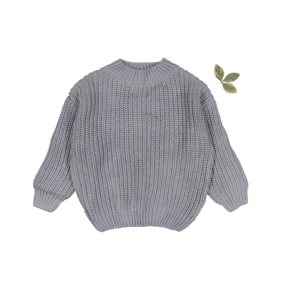 The Chunky Knit Sweater - Slate