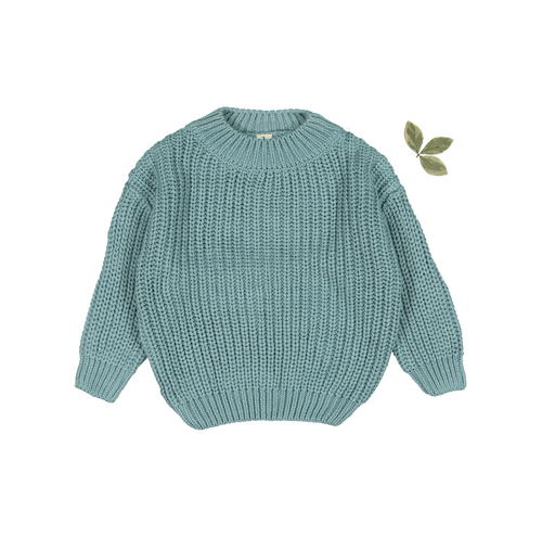 The Chunky Knit Sweater - Ocean