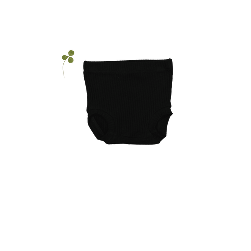 The Bloomer - Black Ribbed