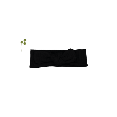 The Headband - Black Ribbed