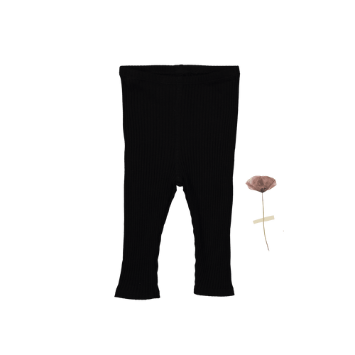The Legging - Black Ribbed