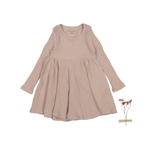 The Long Sleeve Dress - Mauve