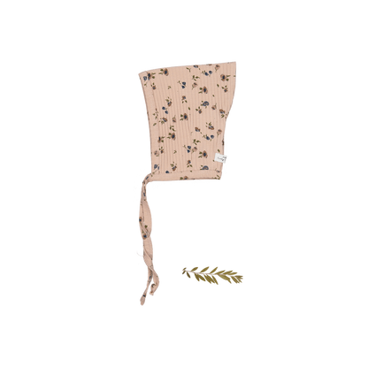 The Printed Pixie Bonnet - Floral Blush