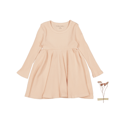 The Long Sleeve Dress - Powder