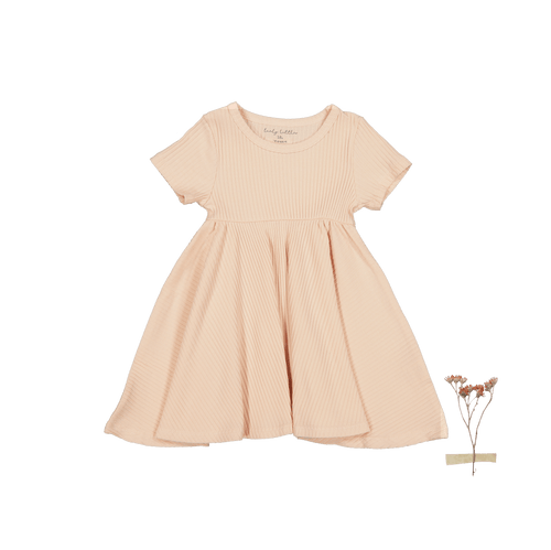 The Short Sleeve Dress - Powder
