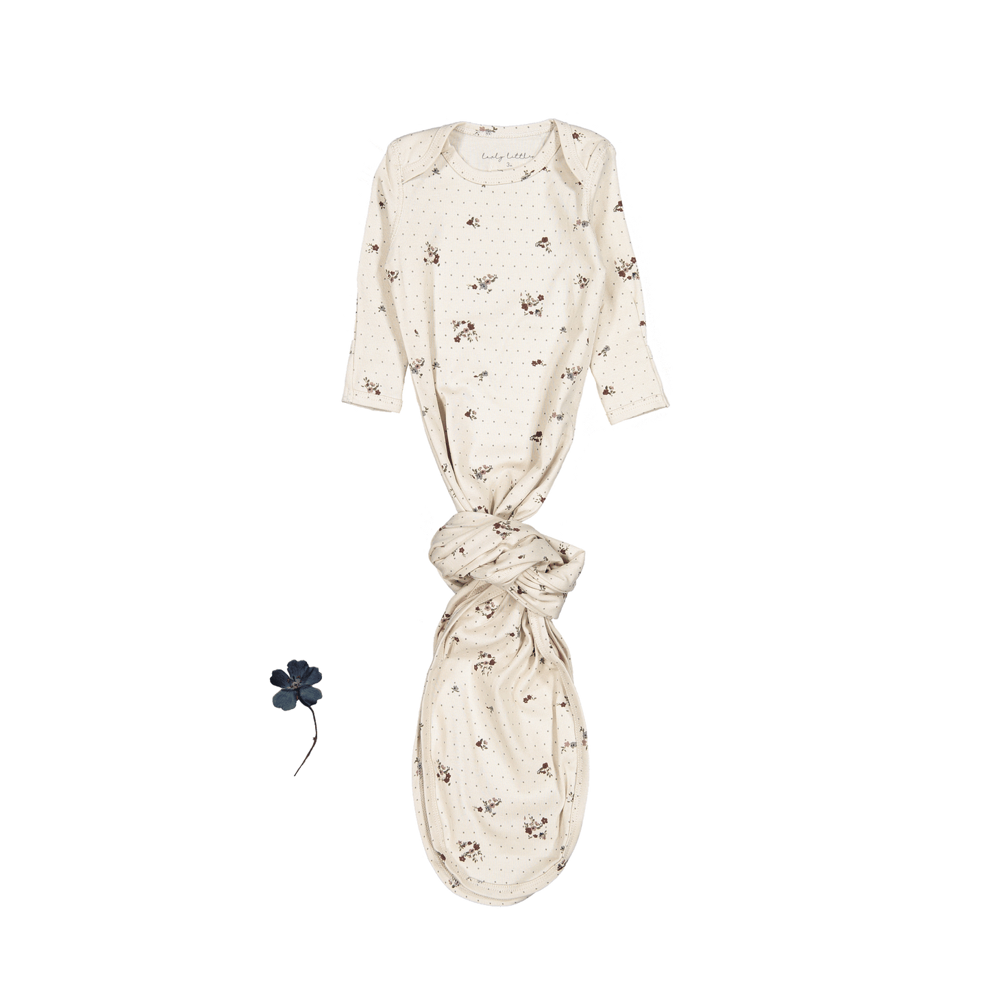 The Printed Baby Gown - Vintage Floral