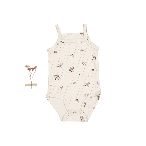 The Printed Tank Onesie - Vintage Floral